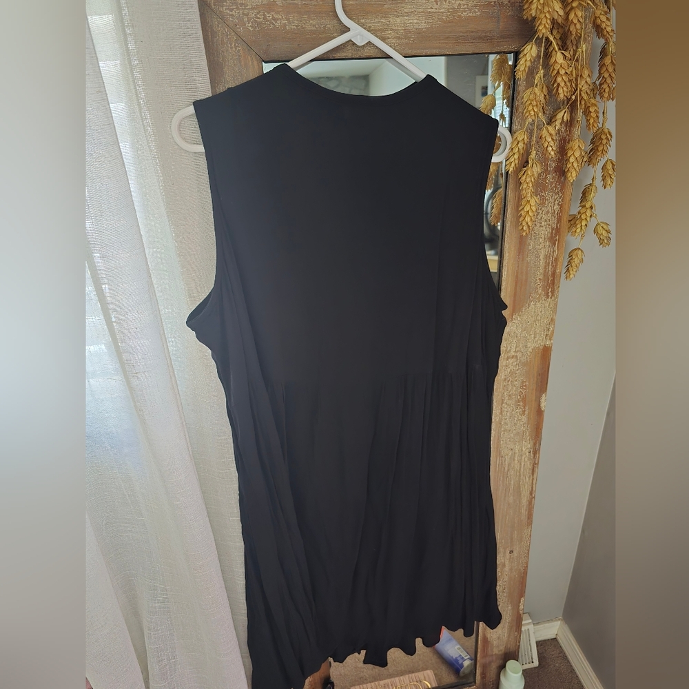 Old Navy, XL, Black Pleated High Low Sundress - Picture 10 of 11